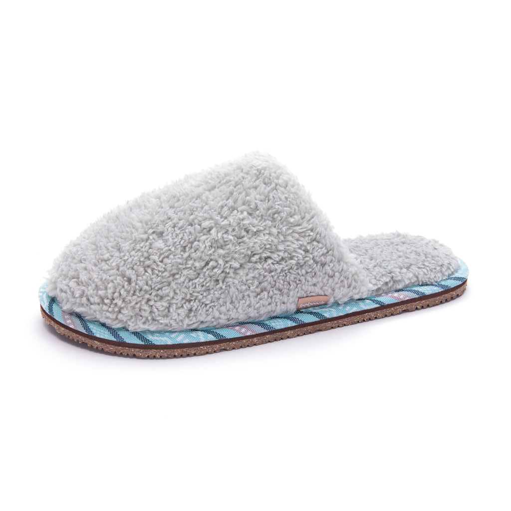 Women’s Meridian Sherpa Mule Slipper Silver