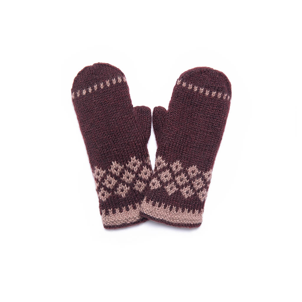 Vail Wool Knit Mitten